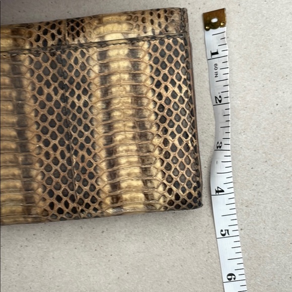 Womens Burberry Python Wallet - Picture 8 of 8